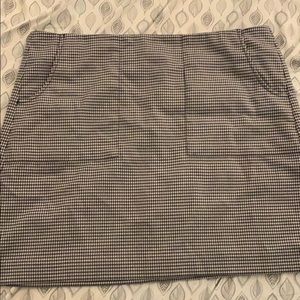Loft Houndstooth Skirt